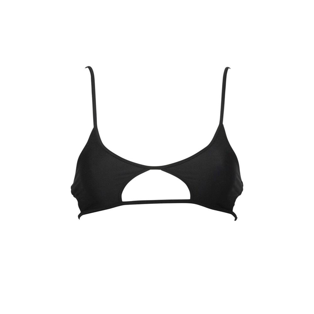 Sanori Swim Sao Paulo Keyhole Cutout Bikini Top - S - Black